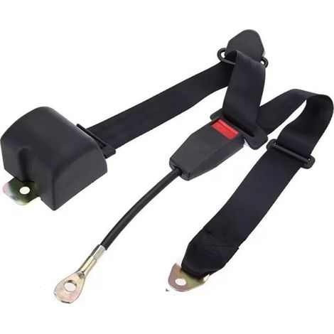 Cinturón de seguridad universal de tres puntos para el conductor, delantero y trasero, retráctil y automático, para repuestos de automóviles. (1/2)