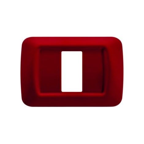 PLAQUE 1 POS.BORDEAUX CLASS.TOP SYSTEM GEWISS GW22531
