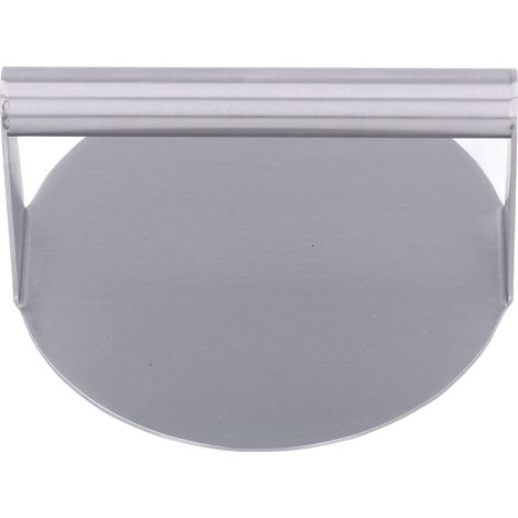 Fleischpresse, rauchfrei, antihaftbeschichtet, zeitsparend, Burgerpresse aus Edelstahl für Küche und Grill, Durchmesser 14 cm (1/5)