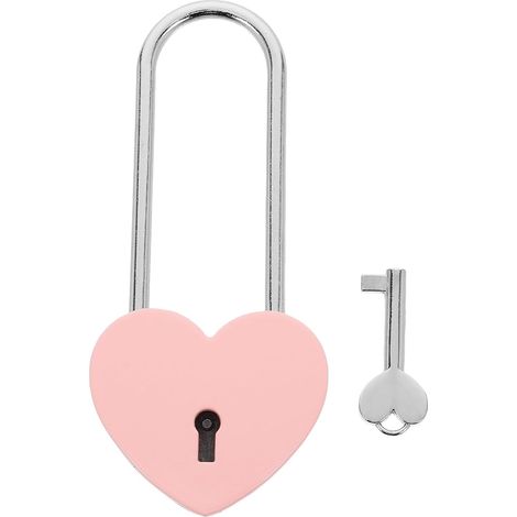 cadenas en m tal en forme de c ur avec cl id al pour (1/5)