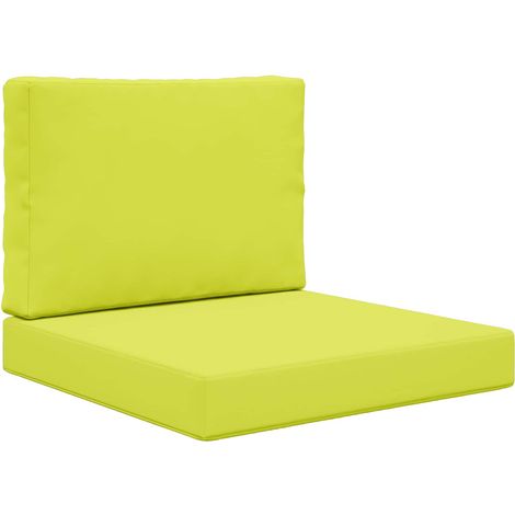 Maison Exclusive - Sofakissen für draußen 2 pcs Grün Polyester