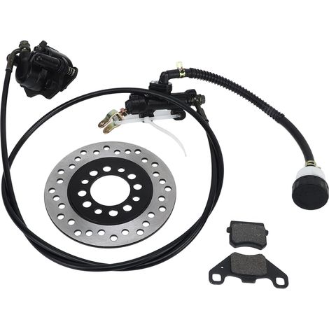 Kit de Frein Go Kart, Kit de Maître-Cylindre de Frein Arrière, Ensemble de Rotor de Disque de Plaquette D'étrier de Frein Go Kart, Système de Freinage