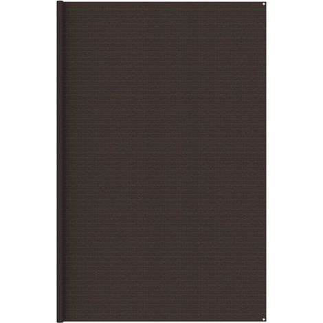 Zeltmatte für Terrasse, Wohnzimmer, Küche – Gartenmatte 400 x 600 cm Braun BV675354 – BonneVie (1/5)