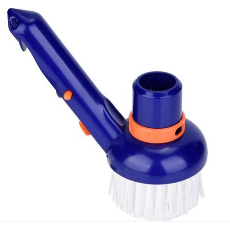 Weighted Pool Vacuum Head with Lower Nylon Brushes for Swimming Pools, Pool Brush Tools