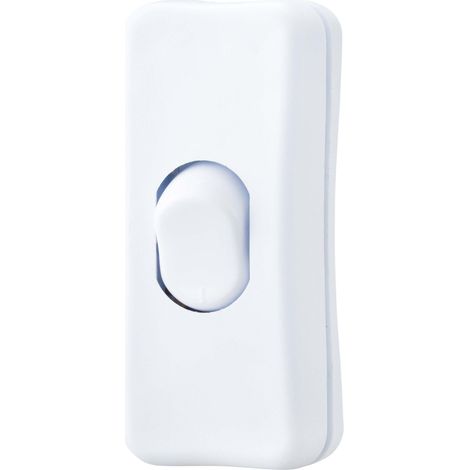 TRU COMPONENTS TC-9201172 Schnurschalter 250 V/AC 2 A 1 x Aus/Ein Weiß rastend 1 St. (1/3)