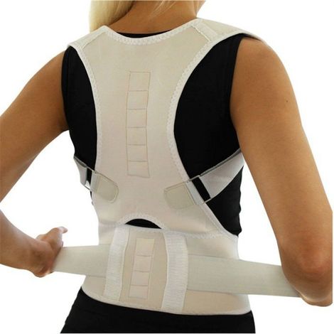 Posture Ceinture Magnétique Correcteur Dos Soutien Maintien Réglable Unisexe M (1/5)