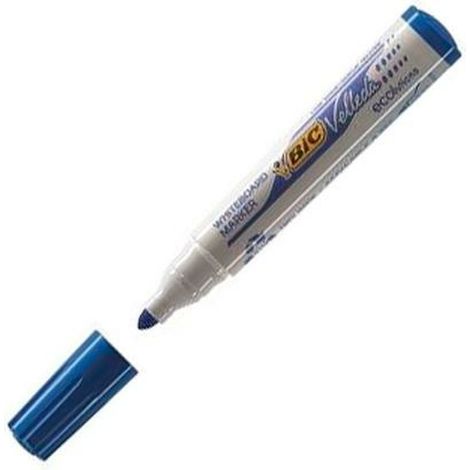 Rotuladores redondos ecol贸gicos Velleda azules (12 unidades) BIC (1/2)