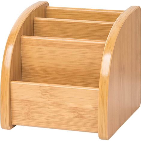 Porte-stylo Bois Grand Capacité Organisateur Bureau Rangement Stylos Crayons Décoration Maison Classement Pratique Élégant (1/5)