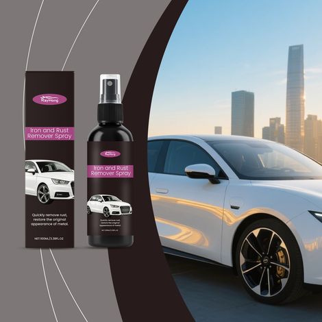 Auto-Rostreiniger-Spray löst schnell hartnäckige Rostflecken geeignet für Edelstahl und Eisenwaren. – 100 ml -- DTEKGAZ (1/5)