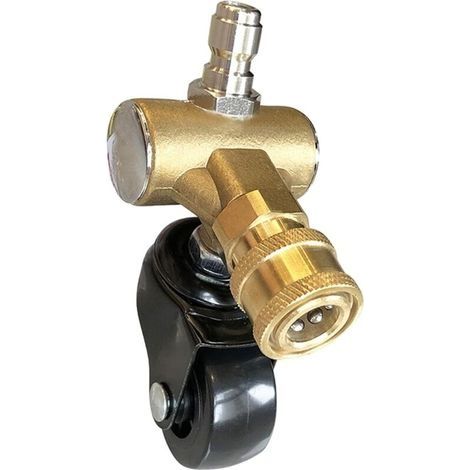 Roue Adaptatrice Nettoyeur Haute Pression Outil Anti-Rouille 276 bar,Accessoire de Roue pour Nettoyage de Châssis - Pour Allée Garage Professionnels Techniciens Propriétaires Camping-C (1/4)