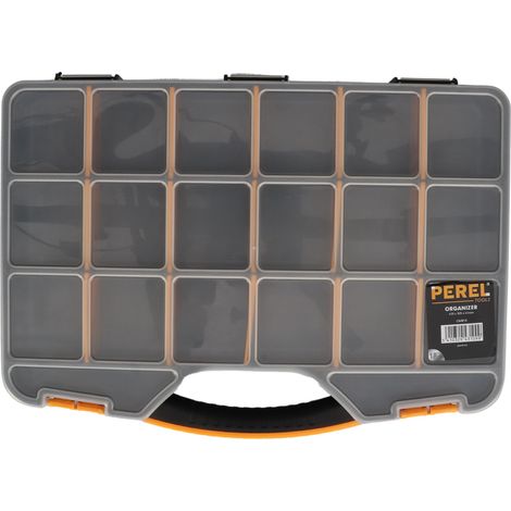 Velleman OMR18 Sortimentskasten (L x B x H) 415 x 286 x 61 mm Anzahl Fächer: 18 Inhalt 1 St. (1/5)