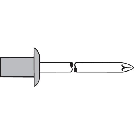 Gesipa CAP-Blindniete Alu/Stahl 3,2 x 6,5 500 Stk (1/2)