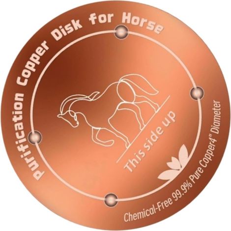 Disque en cuivre pour eau potable - Nettoyage Physique Sûr Résistant Aux Intempéries,Disque De Purification Pour Abreuvoir Chevaux - Pour toutes saisons, bains d'oiseaux extérieurs, piscine, bols et a (1/5)
