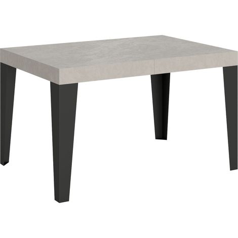 Tavolo Allungabile 120/380x90 cm Flame Cashmere Gambe Antracite