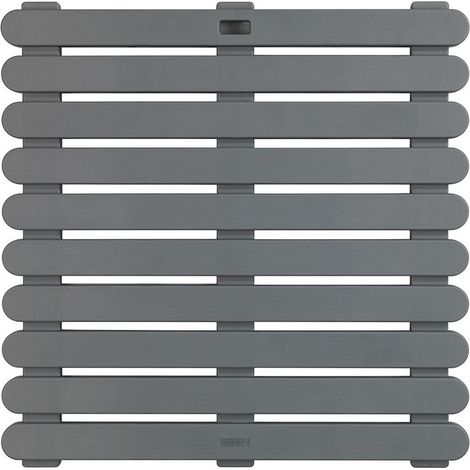 Caillebotis - Sol De Salle De Bain In/Extérieur 55X55Cm Gris 22947100 Wenko (1/2)