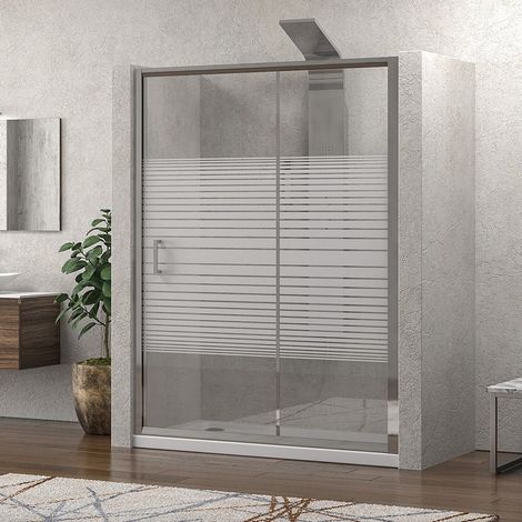 Nicchia cristallo serigrafato 140cm altezza 180cm K410N kamalu