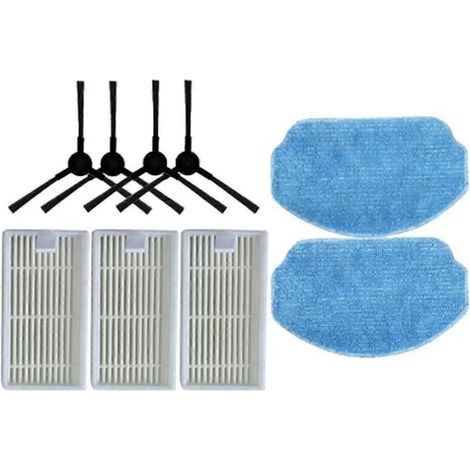 Pièces de rechange pour aspirateur robot Midea VCR04W : accessoires, brosse latérale lavable, filtre HEPA (1/5)