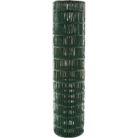 Cercado residencial plastificado verde malla 100 x 100 mm altura 1,00 m longitud 20 m