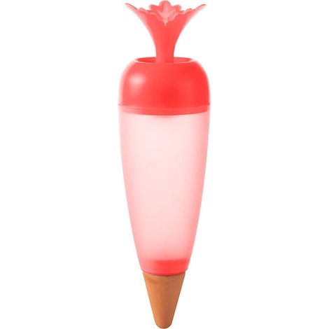 Self-Watering Plant Stakes, Self-Watering Bird Shaped Bird Self Watering Device for Indoor Outdoor, Potted Plants, Flowers, Trees (Carrot)(rouge) (1/5)