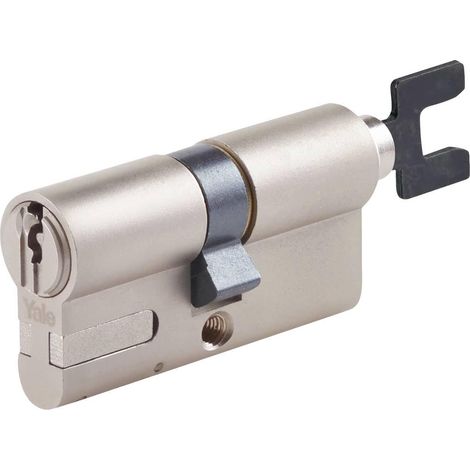 Cylindre Ajustable, Argent, Cylindre ajustable tous types de porte compatible avec la serrure connectée et l'application, 05/501000/SN