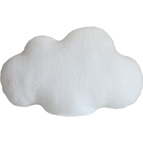 Coussins Joli Dessin Animé Nuages En Forme De Coussin De Repos De Taille Coussin De Lecture Oreillers De Lecture De Chaise Coussin De Dos Pour Chambre Bureau Voiture Blanc (1/3)