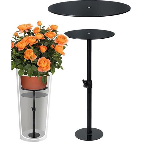 Élévation de pot de fleurs Adaptateur de hauteur, élévateur de colonne haute pour arrangement, support réglable avec support stable, décoration d'intérieur, piédestal pour rebord de fenêtre de table (1/5)