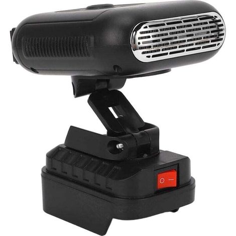 Chauffage à batterie avec rotation à 90 degrés, 2 réglages de température, 2 ports USB, compatible avec BL1830, BL1850, BL1840, BL1845, BL1815, BL1820, BL1860B (1/4)