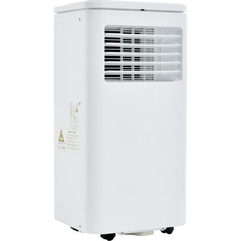 Climatiseur mobile 7000 BTU 2 kW, appli & télécommande, 3 modes, 80 m³, classe A