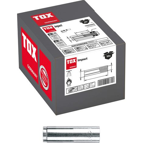 cheville à frapper Impact M10 x 40 mm, 50 pièces, 02910005 (1/5)