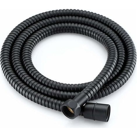 Tuyau de Douche Acier inoxydable Flexible de Douche 1.5 mètres Anti-Torsion pour Douche à Main, Douche de Tête, Noir (1/4)
