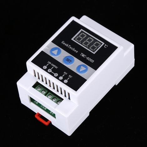 Digitaler LED-Temperaturregler-Thermostat mit Luftsensor TMC-6000 (100-240 V AC) (1/5)