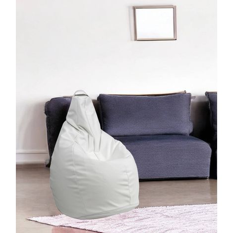 Dmora - Puf Abner, Sillón multiusos, Puf, Puf reposapiés, Made in Italy, 90x90 h120 cm, Blanco (1/3)