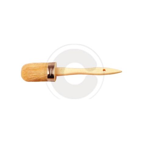 brosse ovale S600 avec manche en plastique poils blonds n 4 (1/2)