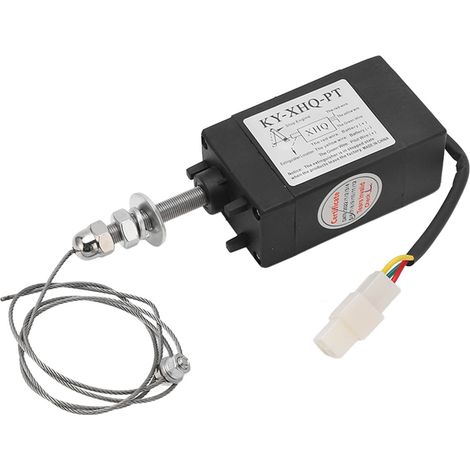 Électrovanne d'arrêt moteur diesel, servomoteur, commande de générateur, électrovanne de coupure d'alimentation, NC 12V (1/5)