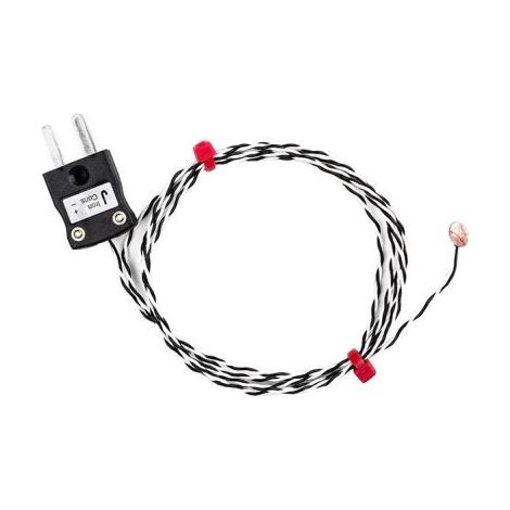 Thermocouple RS PRO type K, +200°C max à Fiche mâle miniature ( Prix pour 1 )