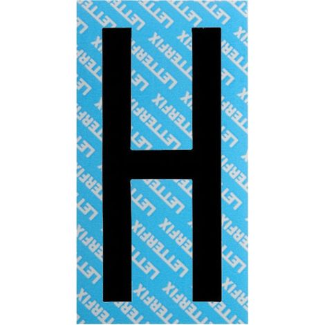 Letra adhesiva negra Serie T80 H Letterfix
