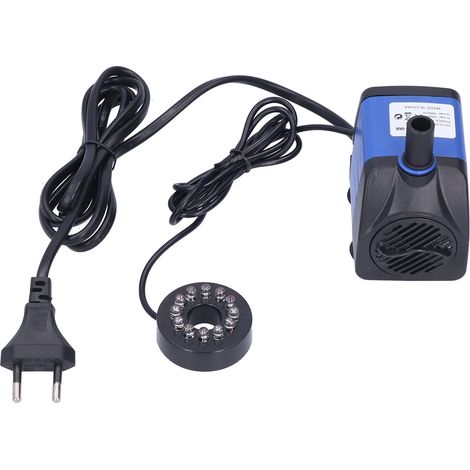 3-in-1-Tauchbrunnenpumpe für Aquarien mit 7-farbiger LED-Beleuchtung (1/5)