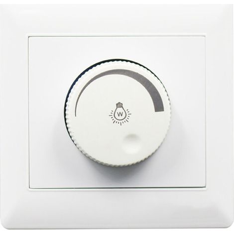 Dimmerschalter - Praktischer Wand-Ein-/Aus-Dreh-LED-Dimmer-Lampenhelligkeitsregler