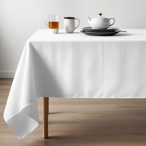 Tovaglia Monouso Impermeabile 16 pezzi Bianco 137x274 cm (1/5)