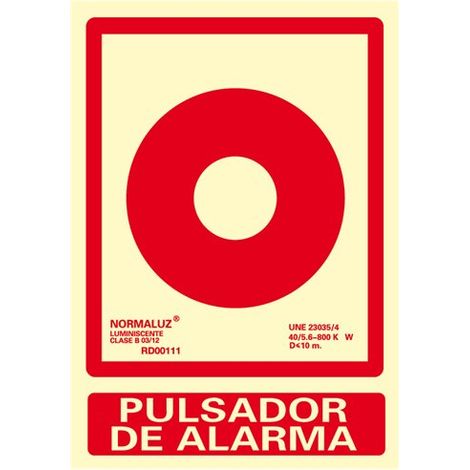 6171-04H RJ señal de seguridad 125 pieza(s) Placa de señal de seguridad
