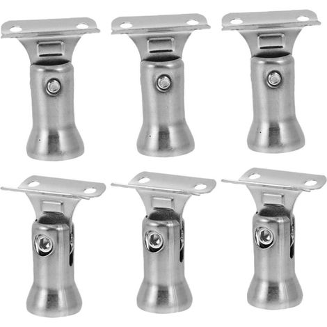 6-teiliges Treppengeländer-Armlehnen-Stützset, Treppengeländerpfosten für den Innenbereich, Treppengeländerstütze, Treppengeländerhalterungen, Treppenhandlaufstütze (1/5)