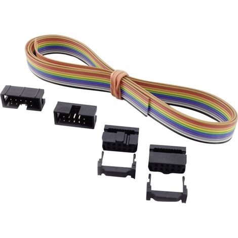 BKL Electronic 10122103 Pfosten-Steckerverbinder-Set mit Zugentlastung Rastermaß: 2.54 mm Polzahl Ge