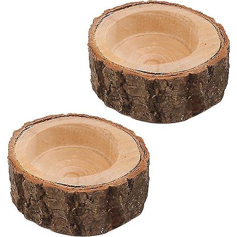 Lot de 2 supports à bougies chics