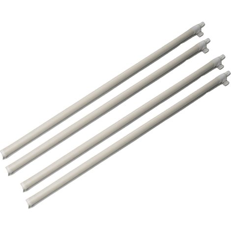4 x XL Windbreak Tension Rods - Adjustable Straighten Stretch Bar (1/5)