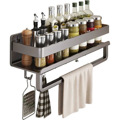Étagère de rangement de salle de bain 40 cm modèle 6
