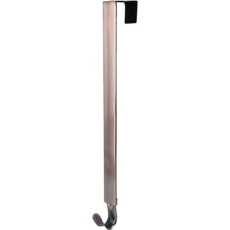 Gancho ajustable de bronce para coronas de puerta, de 38 a 63,5 cm (15 a 25 pulgadas)