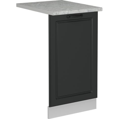 Façade de lave-vaisselle R-Line, Anthracite campagne, 45cm , PT Marbre, Vicco