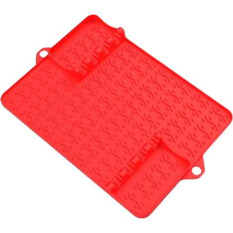 Tapis De Protection Pour Grill - En Silicone - 41.5 X 31.6 X 3.46 Cm - Pour Plan De Travail Et Accessoires De Cuisson - 1 Pièce (1/4)