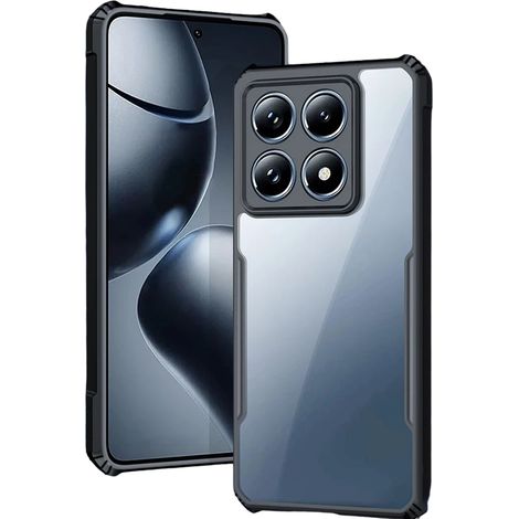 Schutzhülle für Xiaomi 14T, stoßfest, Hybrid, schwarz (1/5)