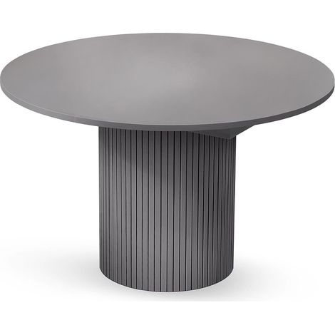 Table à Manger Extensible "Toscana" 120-160cm Gris (1/5)